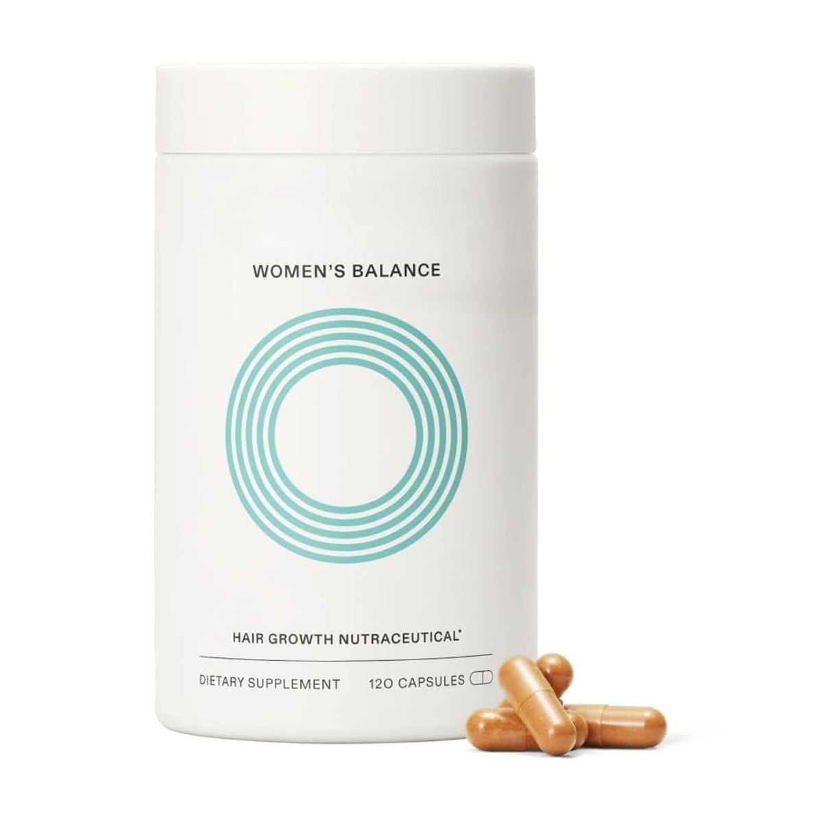 Women's Balance Hair Growth Supplements, Ages 45 and Up, Clinically Proven for Visibly Thicker Hair and Scalp Coverage, Dermatologist Recommended - 1 Month Supply