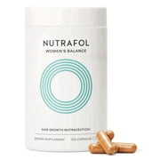 Nutrafol Women's Balance Hair Growth Supplements, Ages 45 and Up, Clinically Proven for Visibly Thicker Hair and Scalp Coverage, Dermatologist Recommended - 1 M