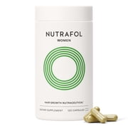 Nutrafol Womens Hair Growth Supplements, for Women 18-44 Years Old, Clinically Tested for Visibly Thicker, Stronger Hair, 100% Vegan Ingredients, Dermatologist Recommended - 1 Month Supply
