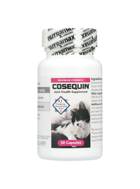 Nutramax Cosequin Joint Health Supplement for Cats, 30 Capsules
