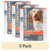 (3 pack) Cosequin DS Plus MSM Chewable Tablets for Dogs 60 ea