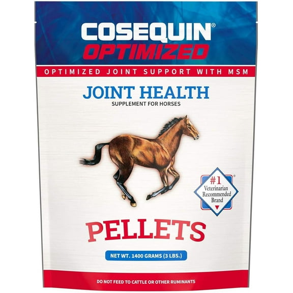 Nutramax Cosequin Optimized Pellets with MSM Joint Health Supplement for Horses - with Glucosamine and Chondroitin, 1400 Grams