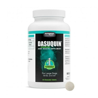 Nutramax Dasuquin for Large Dogs, Joint Health Supplement, Contains Glucosamine for Dogs, Plus Chondroitin, ASU and More, Supports Healthy Joints, Chewable Tablets, 84 Count