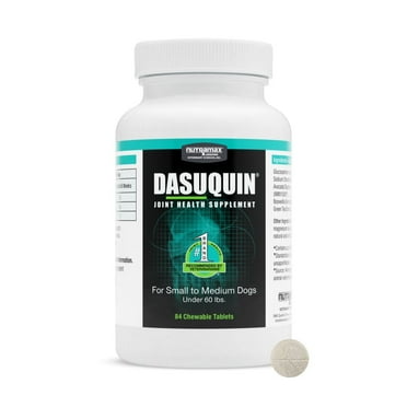 Nutramax Dasuquin for Small to Medium Dogs, Joint Health Supplement, Contains Glucosamine for Dogs, Plus Chondroitin, ASU and More, Supports Healthy Joints, Chewable Tablets, 84 Count