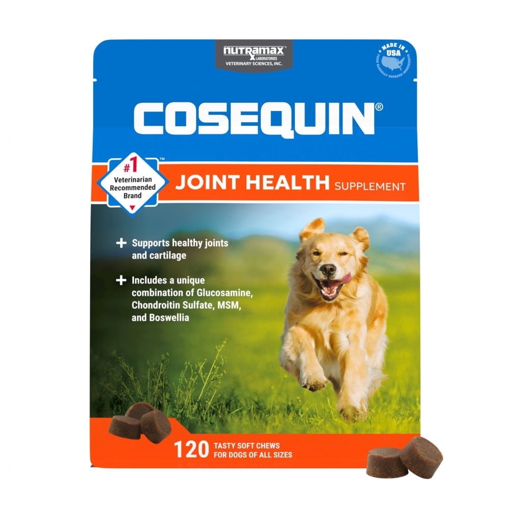 Nutramax Cosequin for Dogs Joint Health Supplement, Soft Chews, 120 Count