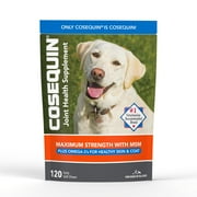 Nutramax Laboratories Cosequin Soft Chews with MSM and Omega-3s, 120 Ct