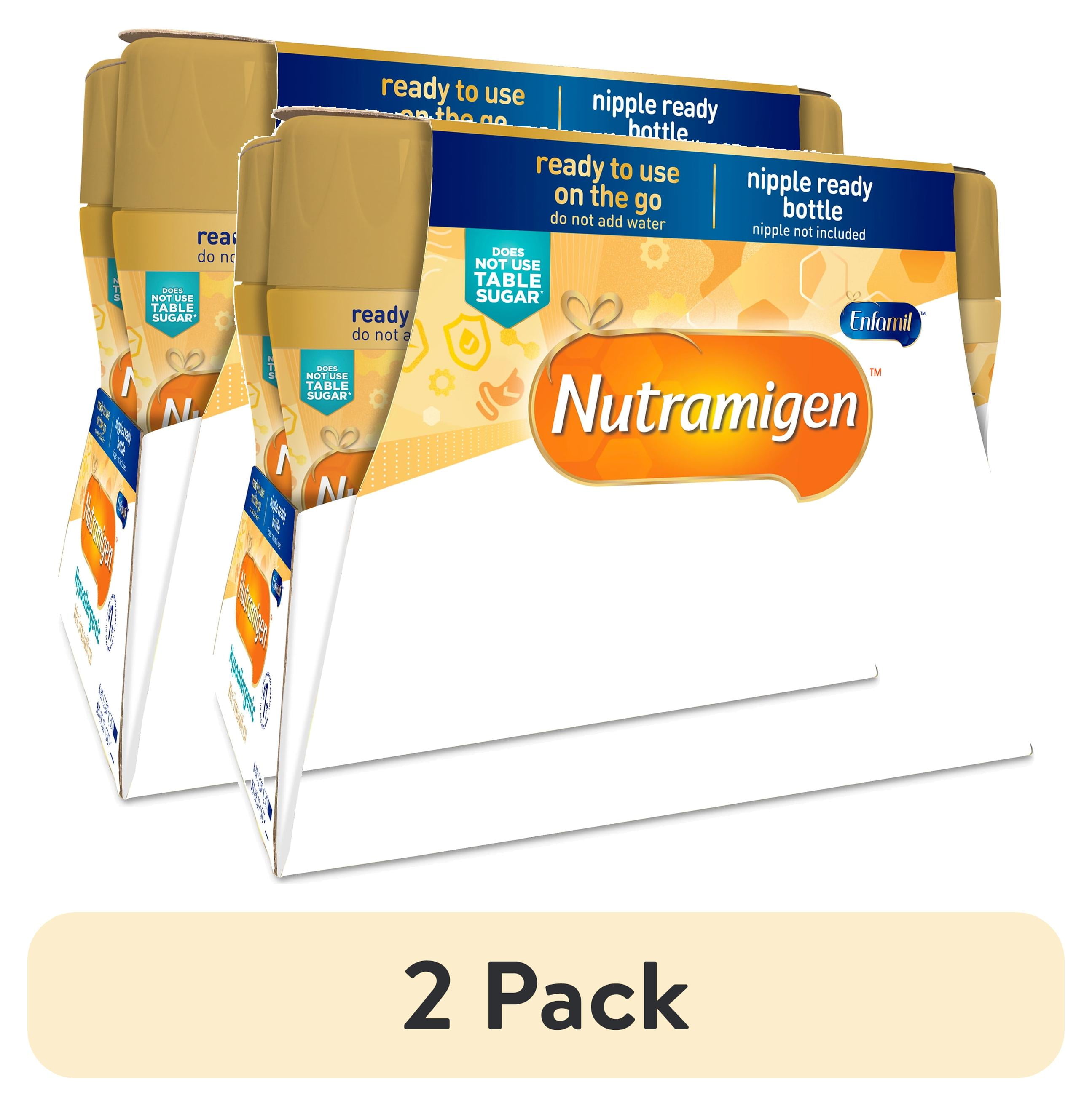 (2 pack) Nutramigen Hypoallergenic Liquid Baby Formula, Colic Relief from Cow's Milk Allergy Starts in 24H, 8 FL Oz, 6 Count