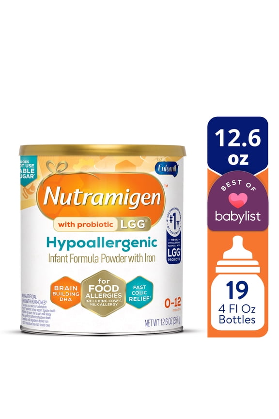 Hypoallergenic Infant Formula with Enflora LGG - Powder, 12.6 oz Can