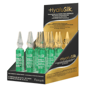 Nutrapel HYALUSILK INTRAMOLECULAR BIO-ACTIVE Concentrate of Hyaluronic Acid Anti-aging Set of 12 AMPOULES 0.5oz each. Maximum Repair. Rinse-out.