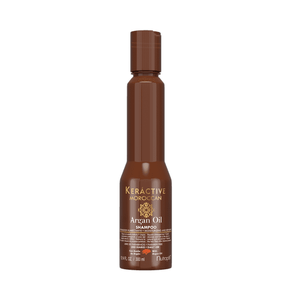 Nutrapel KERCTIVE MOROCCAN SHAMPOO MOISTURIZING AND REPAIRING over-proccesed hair. 1014 fl oz / 300ml