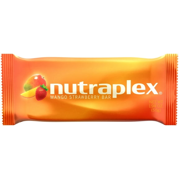Nutraplex Mango Strawberry Bars, 1.94 oz, 12 count