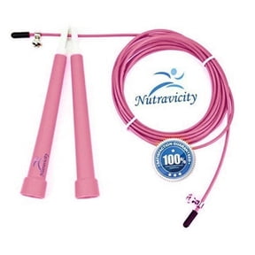 Nutravicity Speed Jump Rope Best for Boxing MMA Training Cardio Fitness Crossfit