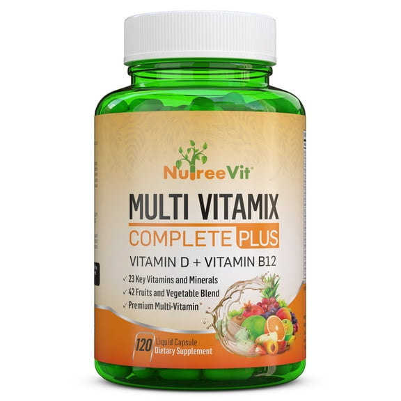 NutreeVit 100% Organic - Multi Vitamix Complete Plus (200 Capsules)