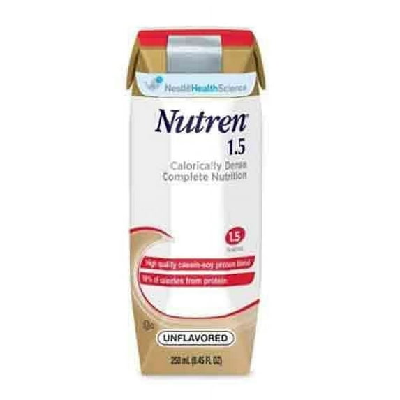 Nutren 1.5 Complete Liquid Nutrition 375 cal 8 oz ''Unflavored, 24 Count'' 2 Pack