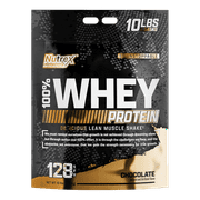 Nutrex Research 100% Whey Protein Powder Supplement | Enhanced Muscle Builder & Recovery Protein with Digestive Enzymes for Men & Women - 24g Protein (Chocolate, 10 Lb)