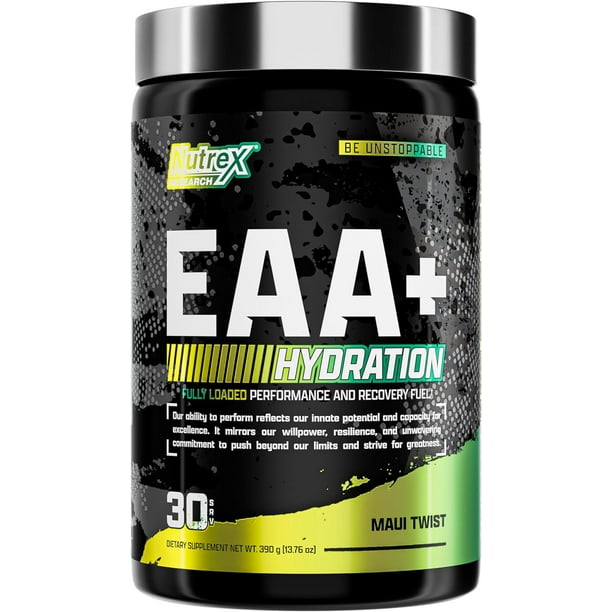 Nutrex Research EAA Hydration Post Workout Recovery Maui Twist EAAs