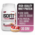 thumbnail image 1 of Nutrex Research IsoFit Strawberries and Cream – 100% Whey Protein Isolate Powder for Lean Muscle, Recovery & Strength Support 30 Servings, 1 of 9