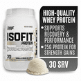 thumbnail image 1 of Nutrex Research IsoFit Vanilla Whey Isolate Protein Powder 100% Whey Protein Isolate | Muscle Recovery, Naturally High EAAs | Fast Absorbing, Easy Digestion | (Vanilla Bean Ice Cream, 30 Servings), 1 of 10