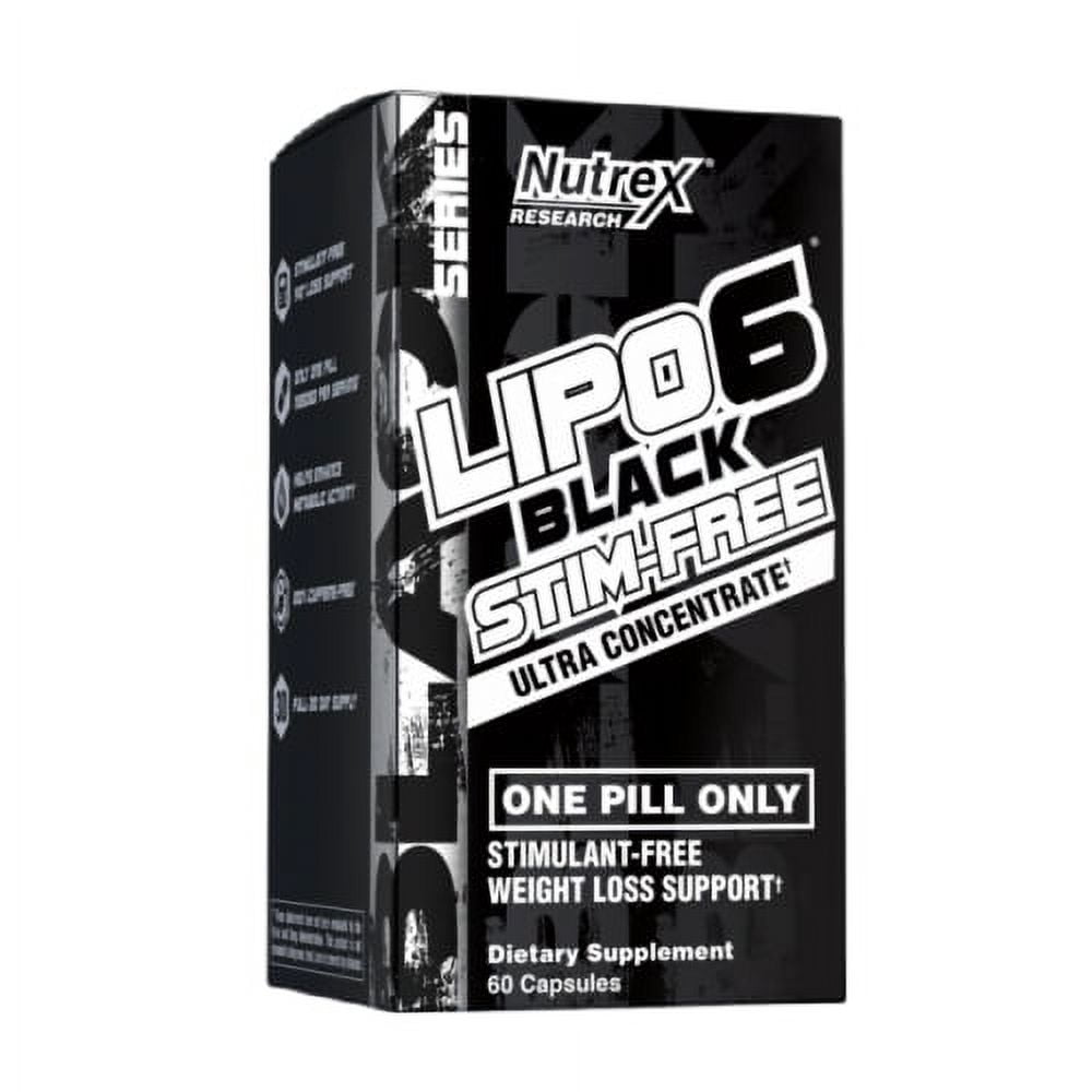 Nutrex Research LIPO-6 Black Ultra Concentrate Stim-Free V2,60