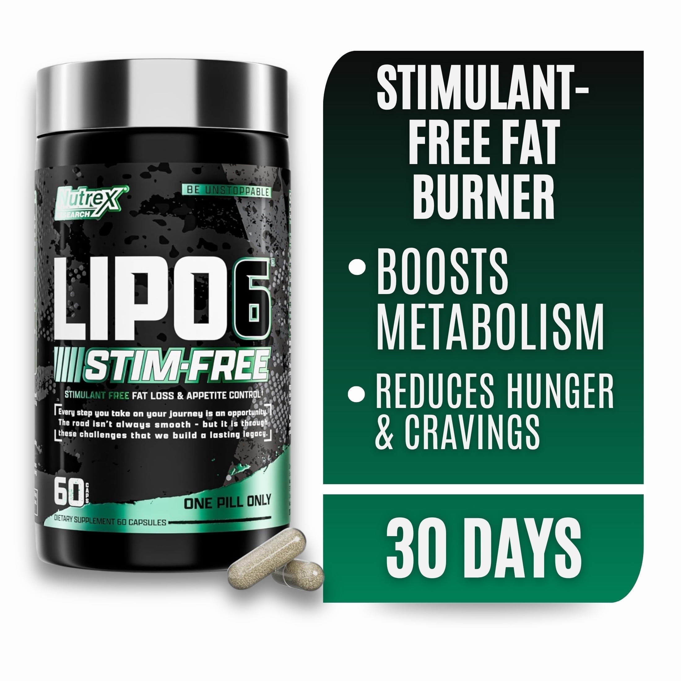 Nutrex Research, Fat Burner Thermogenic, Stim-Free, 60 Capsules