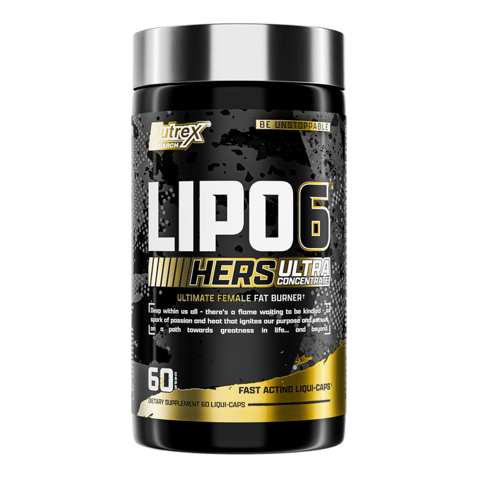 Nutrex Research Lipo-6 Black Hers Weight Loss Supplement for Women, 60 Capsules