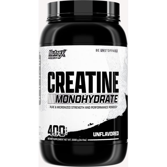 Nutrex Research Micronized Creatine Monohydrate Powder - 400 Servings (2KG)