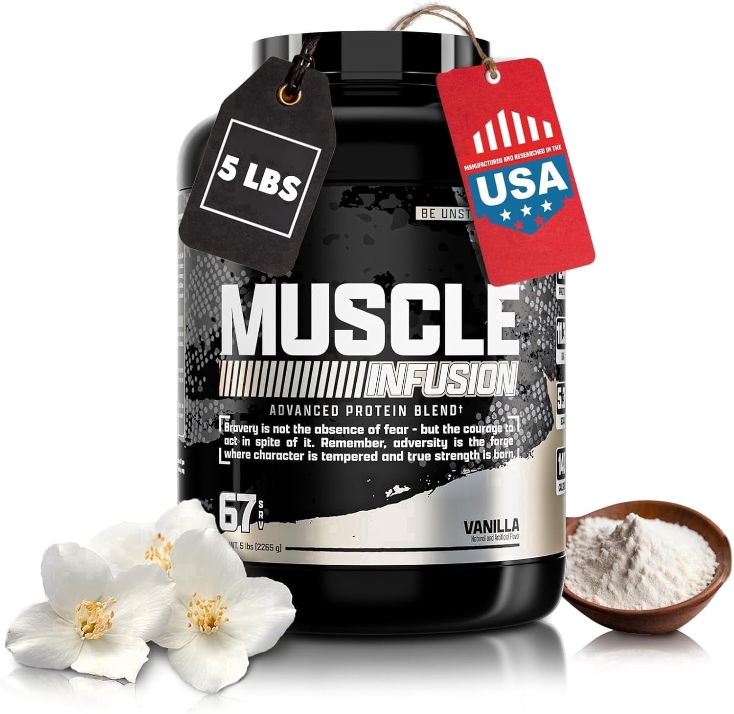 Nutrex Research Vanilla Whey Protein Powder Sports Nutrition Protein Isolate with Eaa and Hi Bcaa for Muscle Support Men and Women