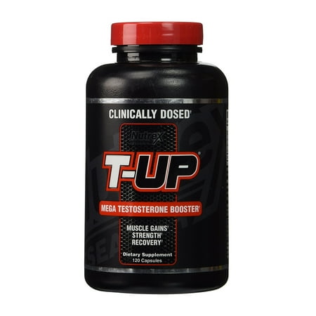 Nutrex T-Up Mega Testosterone Booster Capsules, 120 Ct