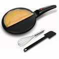 thumbnail image 1 of Nutri Chef Electric Plug in Countertop Crepe Maker and Griddle Hot Plate, Black, 1 of 7