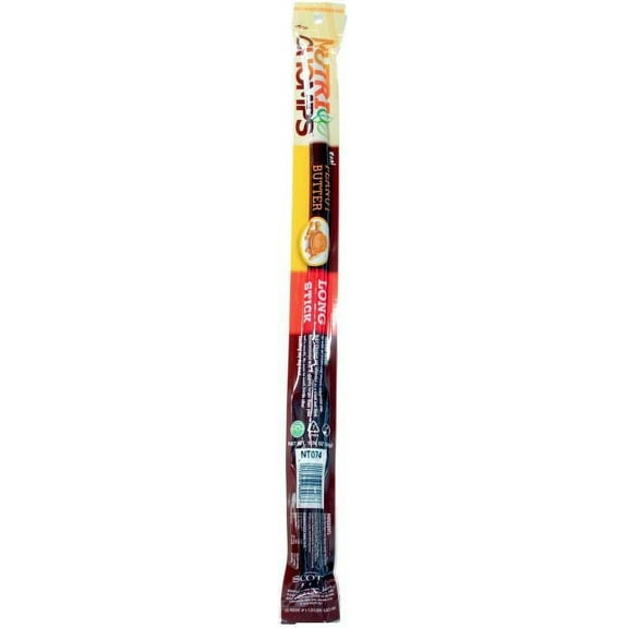 Nutri Chomps Real Peanut Butter Wrapped Long Stick Dog Treat [Dog, Treats Packaged] 15 inch - 1 count