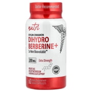 Nutri Dihydroberberine+ Supplement With Ceylon Cinnamon 200mg   60 Capsules