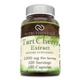 thumbnail image 1 of Nutri Essentials Tart Cherry Extract 1000mg Supplement 120 Capsules | Non-GMO | Gluten Free | Made in USA, 1 of 6