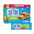 thumbnail image 1 of Nutri-Grain Apple Cinnamon Chewy Soft Baked Breakfast Bars (Pack of 18), 1 of 8