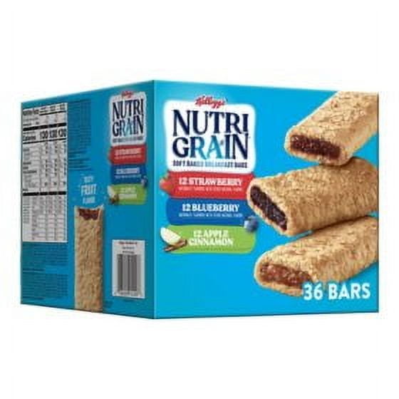 Nutri-Grain Bars Variety Pack, 1.3 oz., 36 pk. Pack of 2