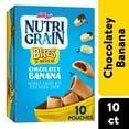 NutriGrain Bites Chocolatey Banana Chewy Mini Breakfast Bars, Peanut
