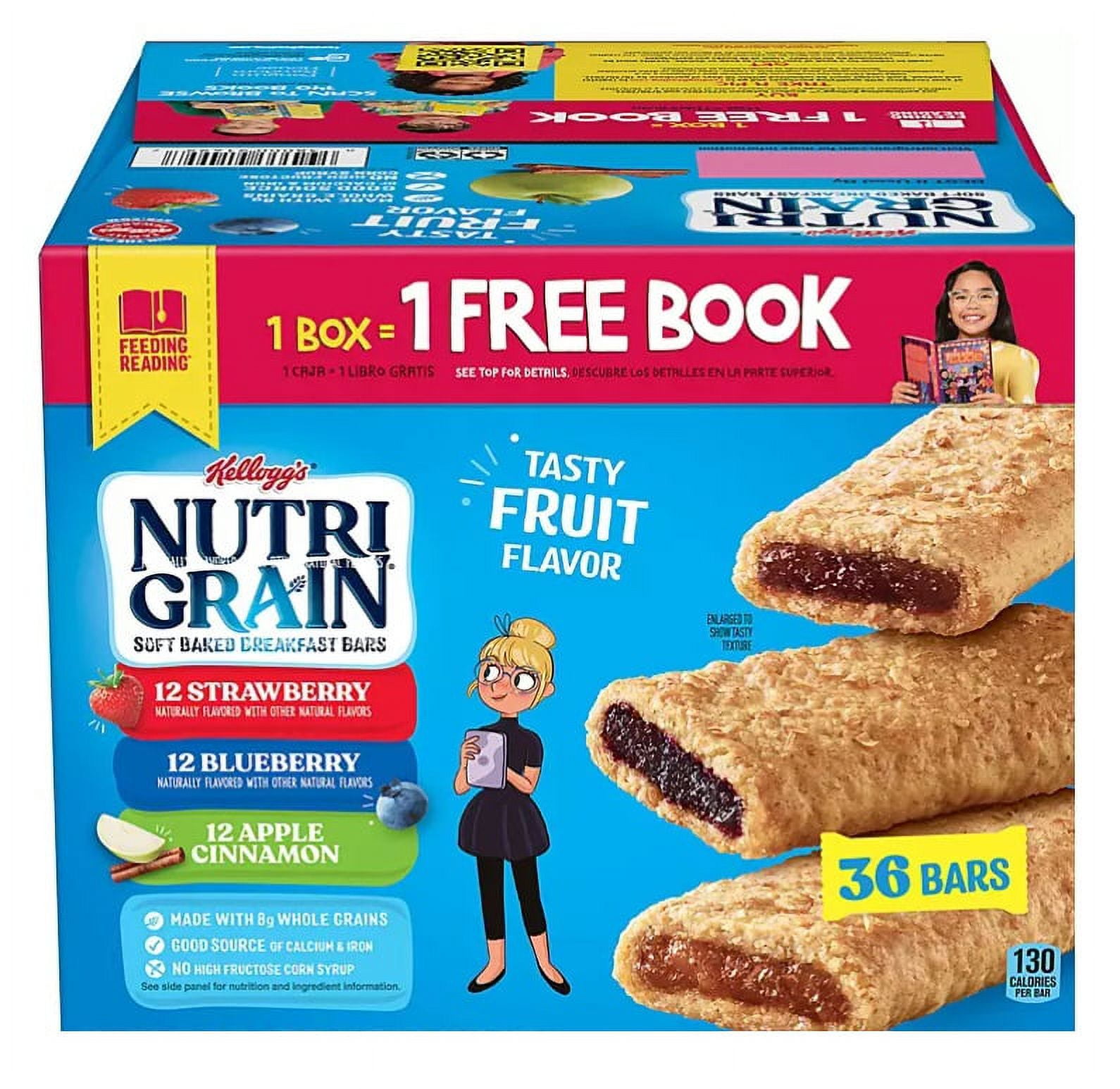 Kellogg's Nutri-Grain Bars Variety Pack (1.3 oz., 36 pk.)