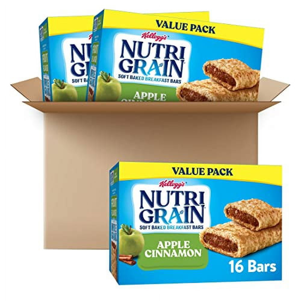 NutriGrain Soft Baked Breakfast Bars, Made with Whole Grains, Kids
