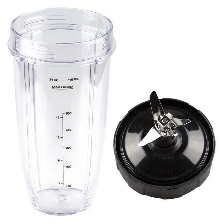 Nutri Ninja 24 oz Cup with Extractor Blade Replacement Combo 483KKU486 409KKU641