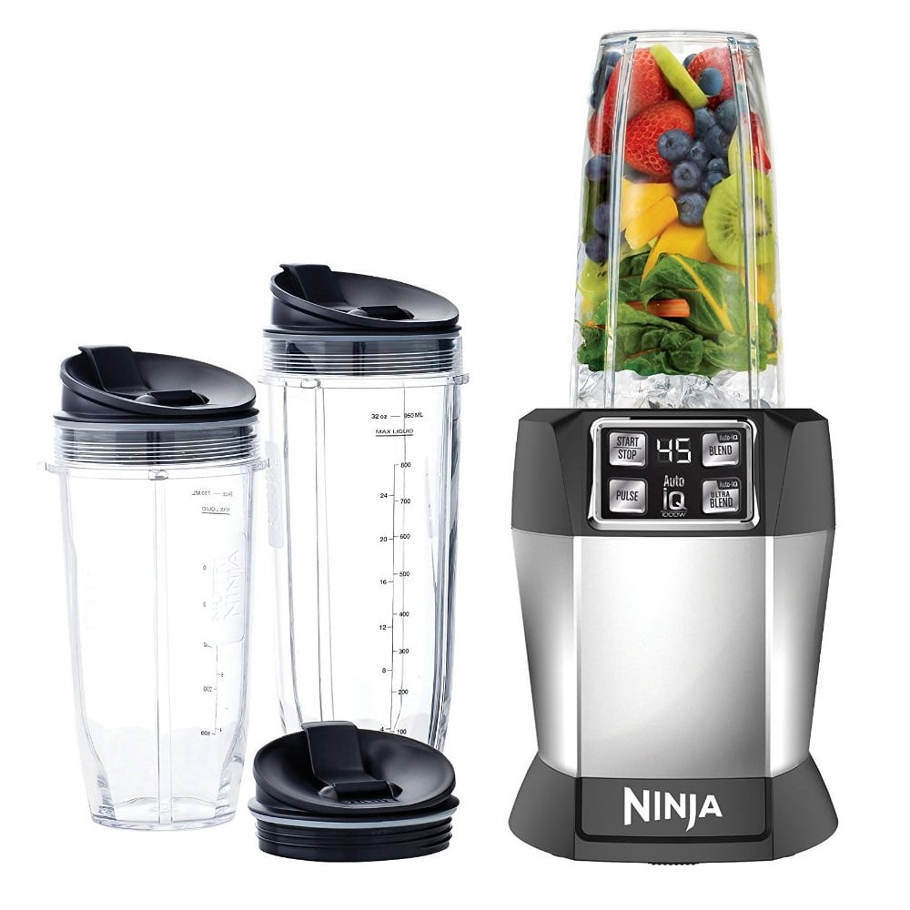 Nutri Ninja BL486 Blender Auto-IQ Complete Extraction System 1000W