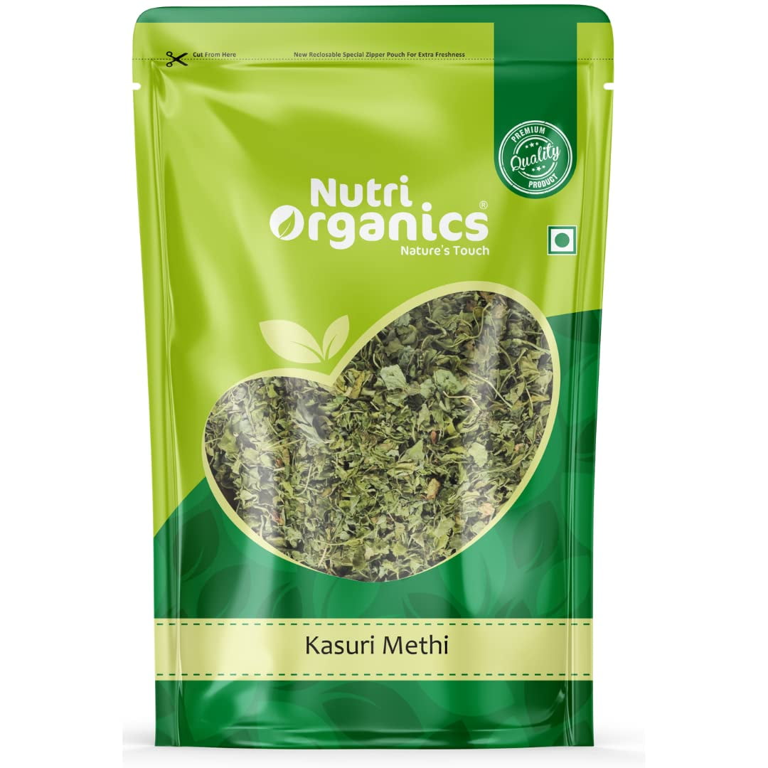 Nutri Organics Spices Naturally Dried Kasuri Methi, Indian Traditional