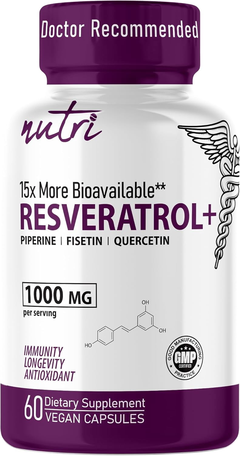 Nutri Resveratrol 1000Mg 60 Capsule