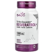Nutri Resveratrol+, 60 Vegan Capsules