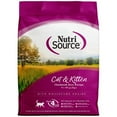 thumbnail image 1 of NutriSource Cat & Kitten All Life Stages Chicken & Rice Recipe Cat Food 12 lb, 1 of 7