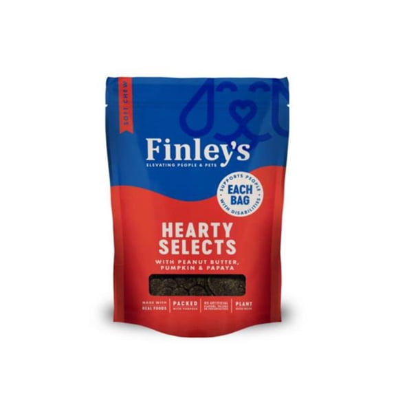 Nutri Source 112510 5 oz Finleys Hearty Select Peanut Butter & Pumpkin Dog Treats - 12 Count