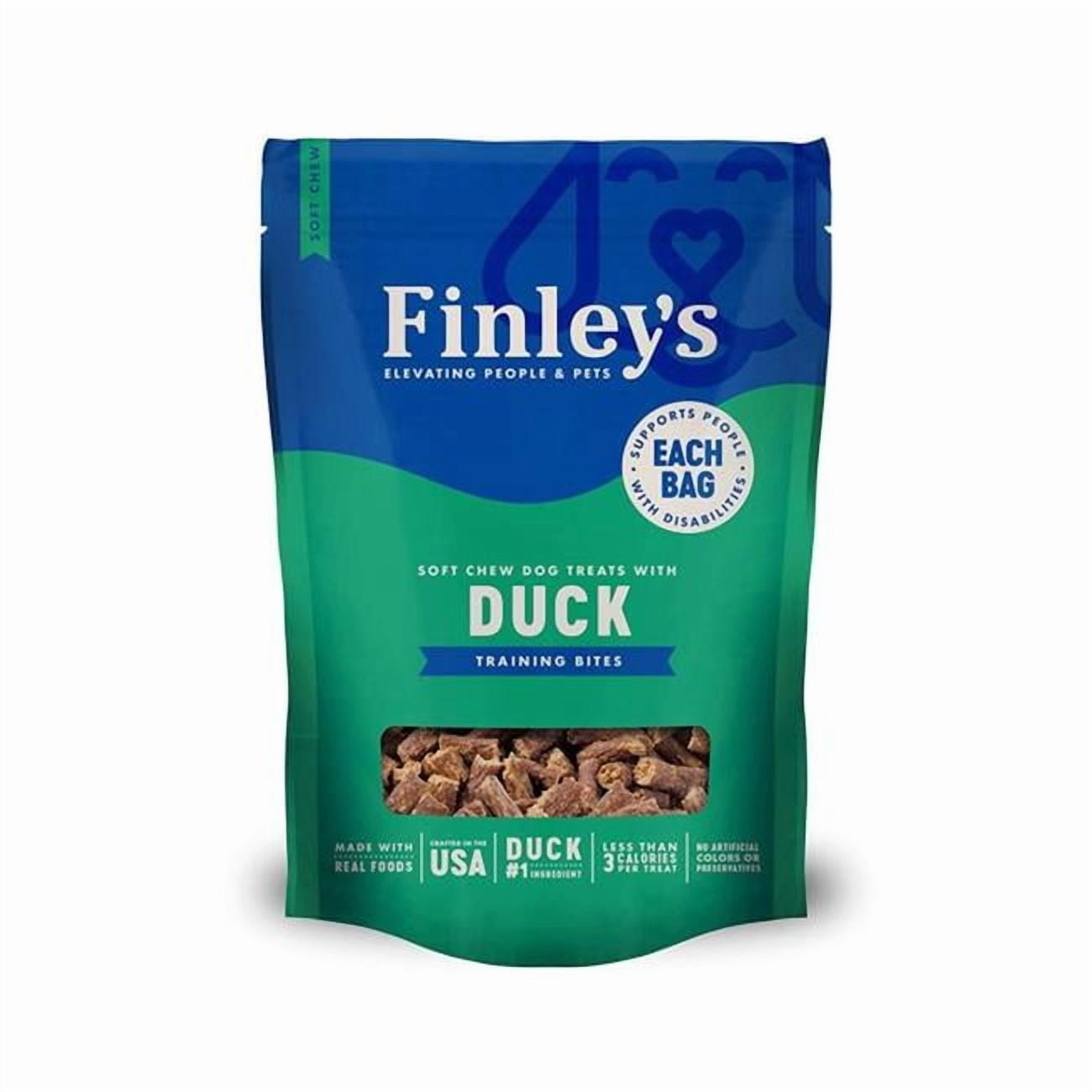 Nutri Source  6 oz Finleys Soft Chew Training Bites Duck Dog Treat - 12 Count