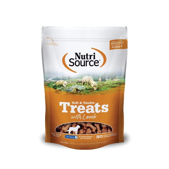 NutriSource Soft Tender Lamb Dog Treats 14oz