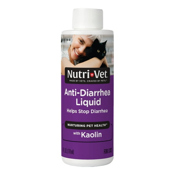Nutri-Vet Anti-Diarrhea Digestive Remedy Liquid for Cats - Mint Flavor - 4oz.