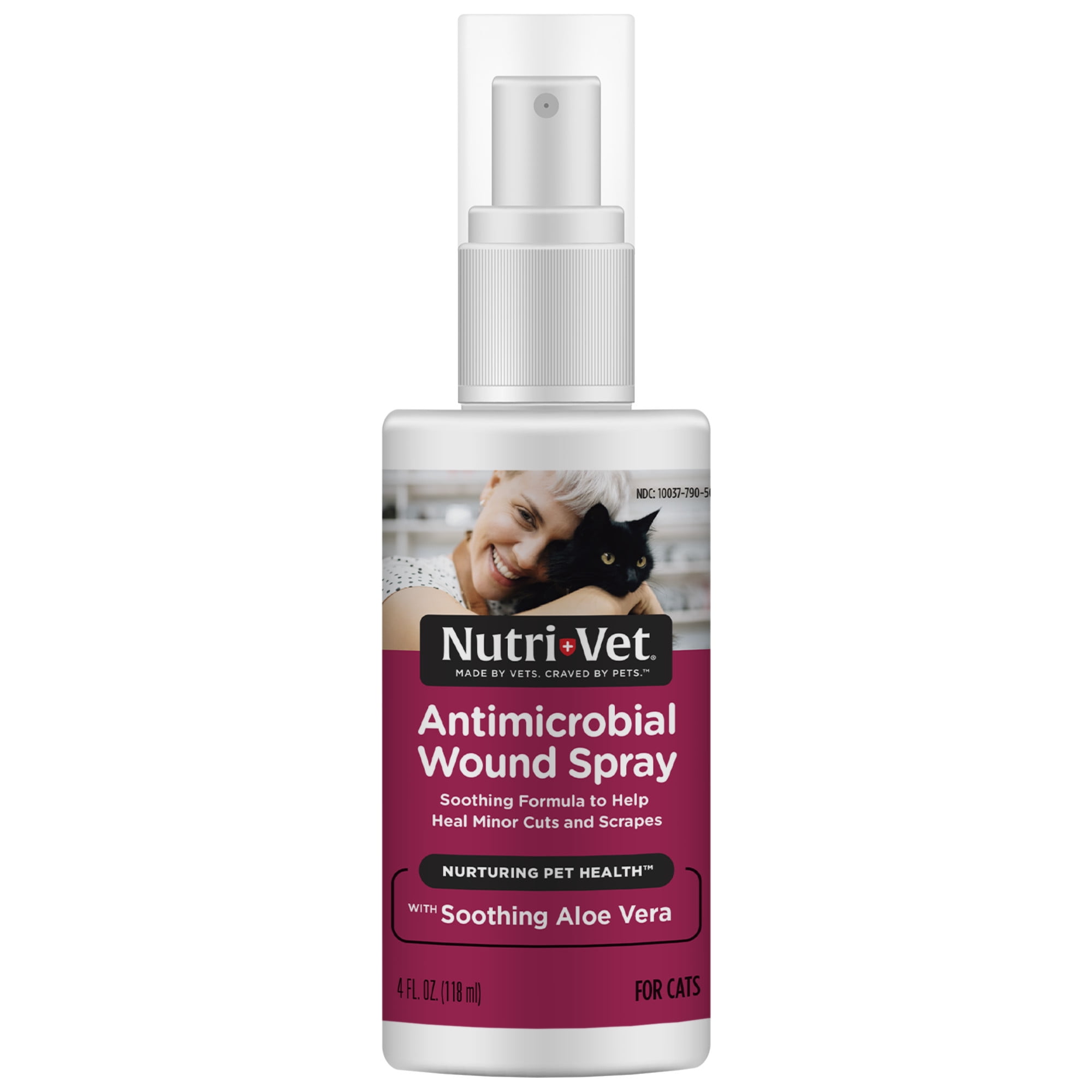 Nutri-Vet Antimicrobial Wound Spray for Cats - 4 oz