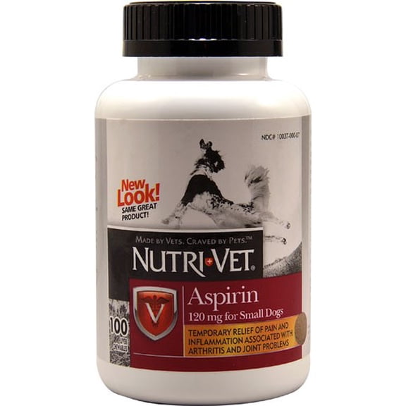 Nutri-Vet Nutritionals K-9 Aspirin (100 tablets; For Small Dogs)
