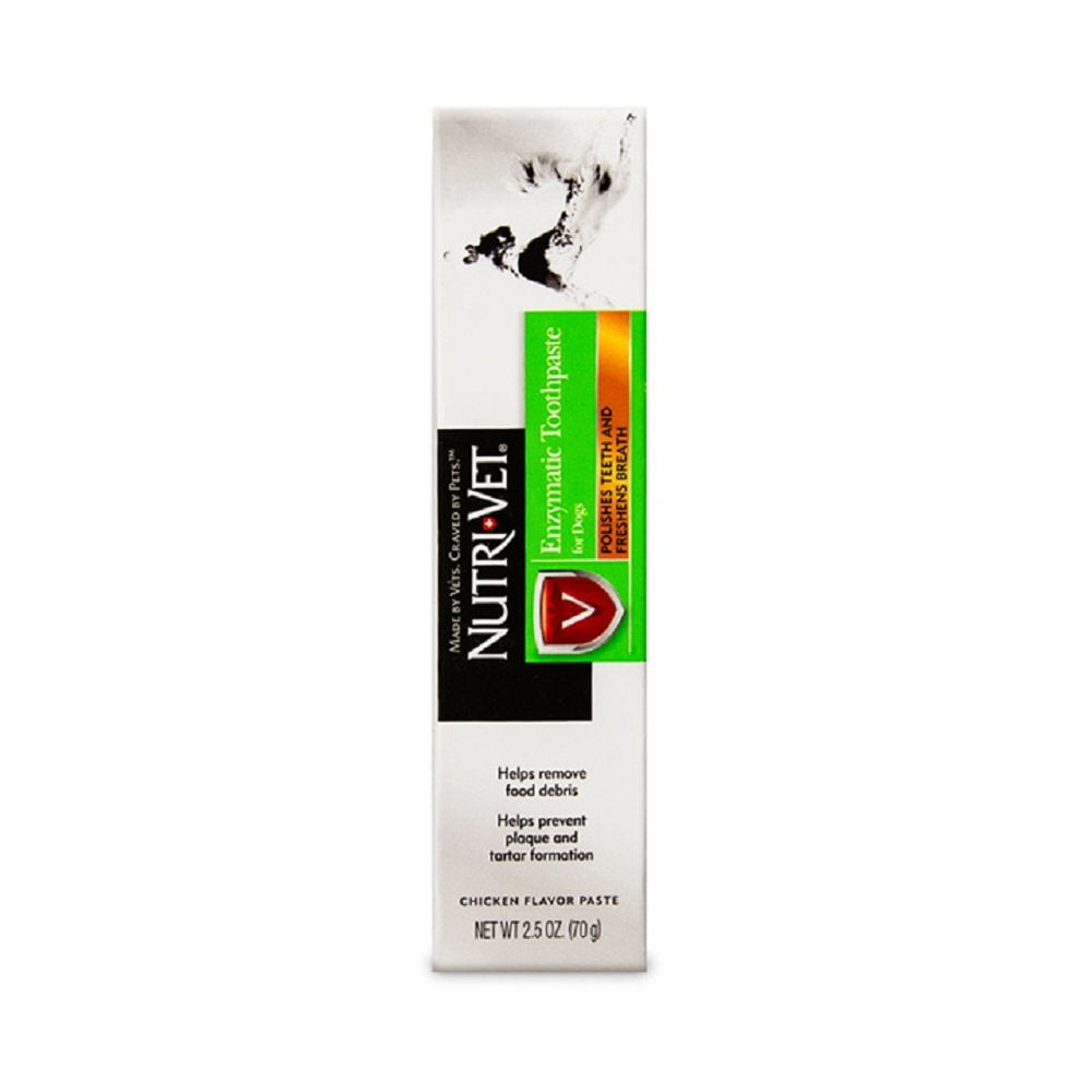 Nutri Vet Enzymatic Toothpaste Chicken Flavored Dental Care for Dogs